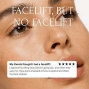 Gazalco lifting stick review highlighting instant facelift effect without surgery.