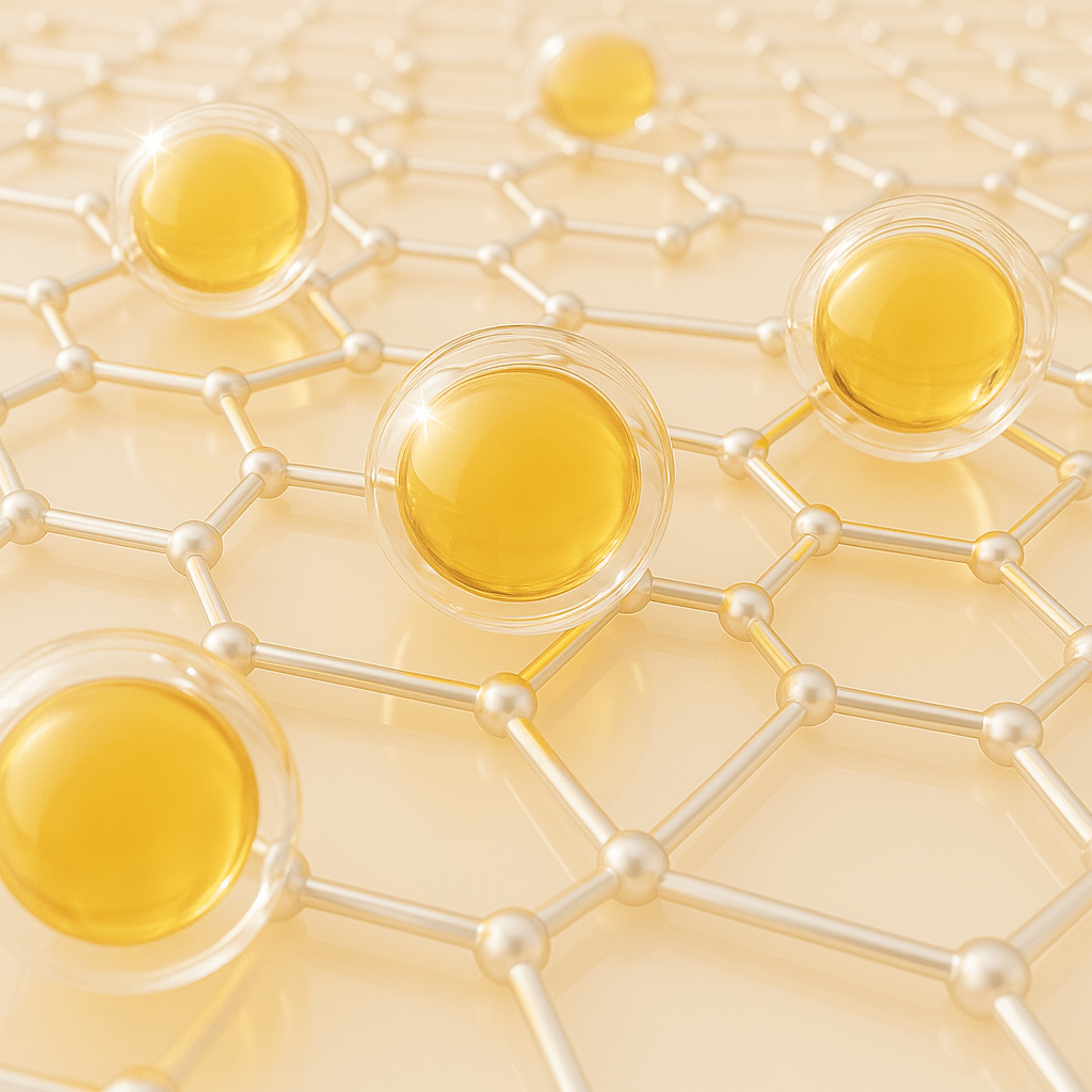 French Collagen ingredient visual, boosting skin firmness, elasticity and hydration in Glow Cream Stick